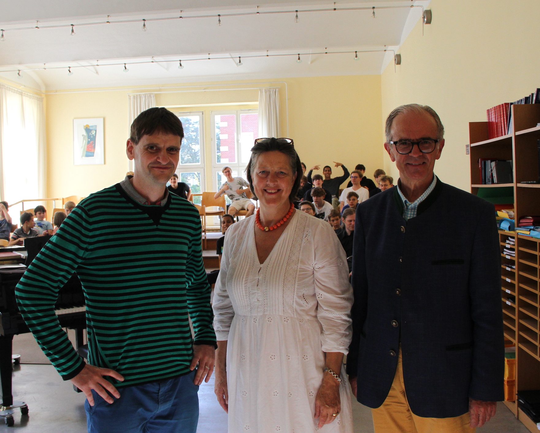 Prinz Alexander Prinz Alexander zu Besuch im Kapellknabeninstitut